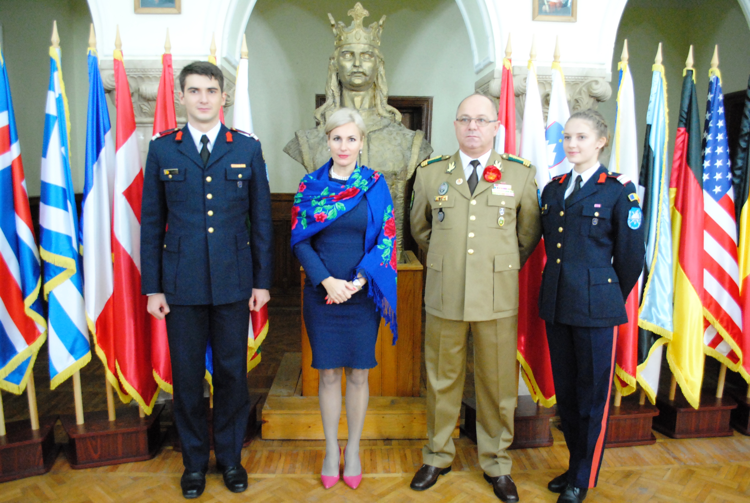Vizita de informare a doamnei secretar de stat Otilia Sava la Colegiul Național Militar Liceal 'Ştefan cel Mare', Câmpulung Moldovenesc - 24 noiembrie 2016 Information visit of Mrs. Secretary of St