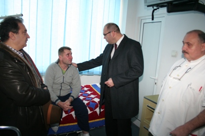 VIZITA LA MILITARII RANITI IN TEATRELE DE OPERATII