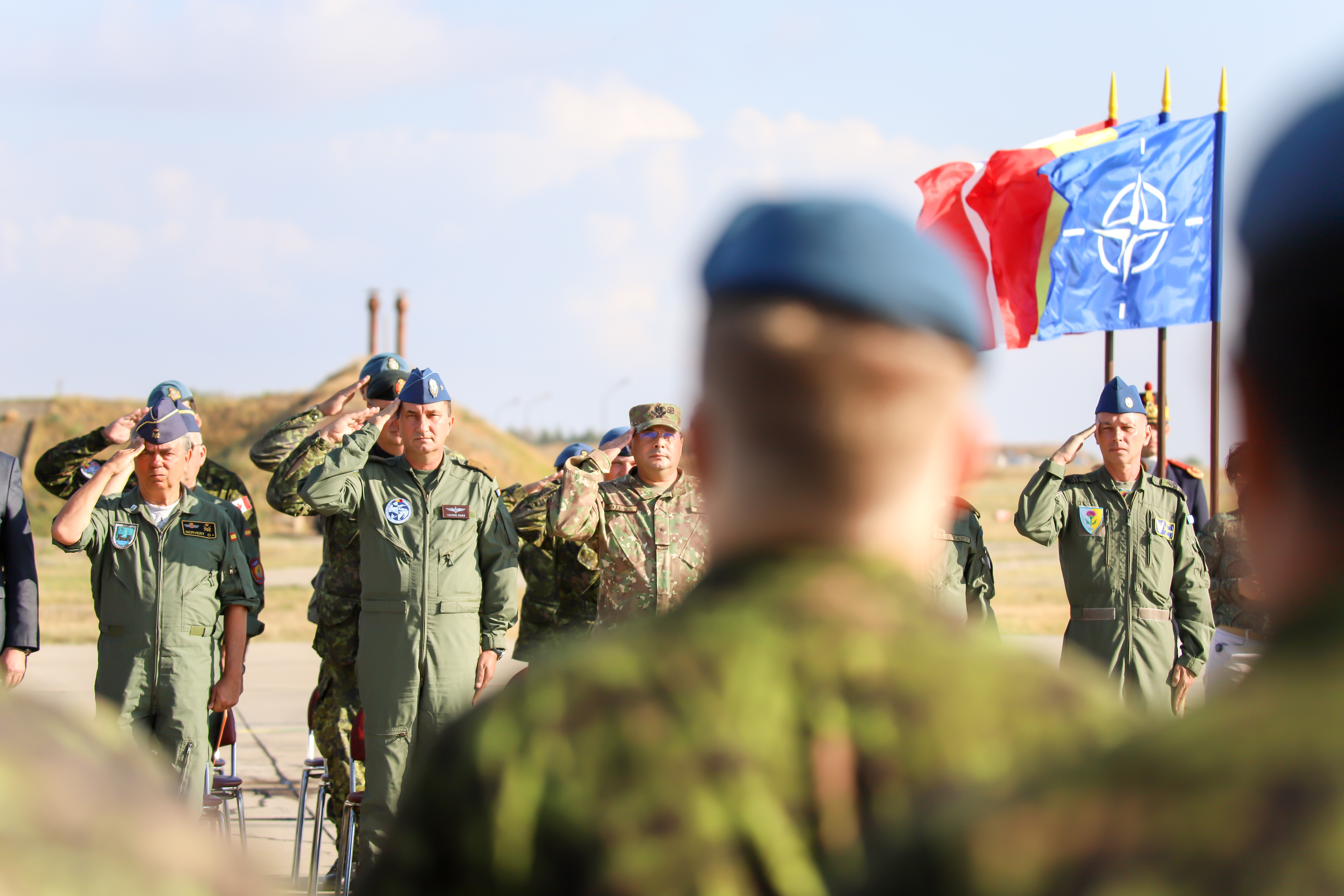 Ceremonia de certificare a Detașamentului Forțelor Aeriene Canadiene aflat în misiune în România-13.09.2018