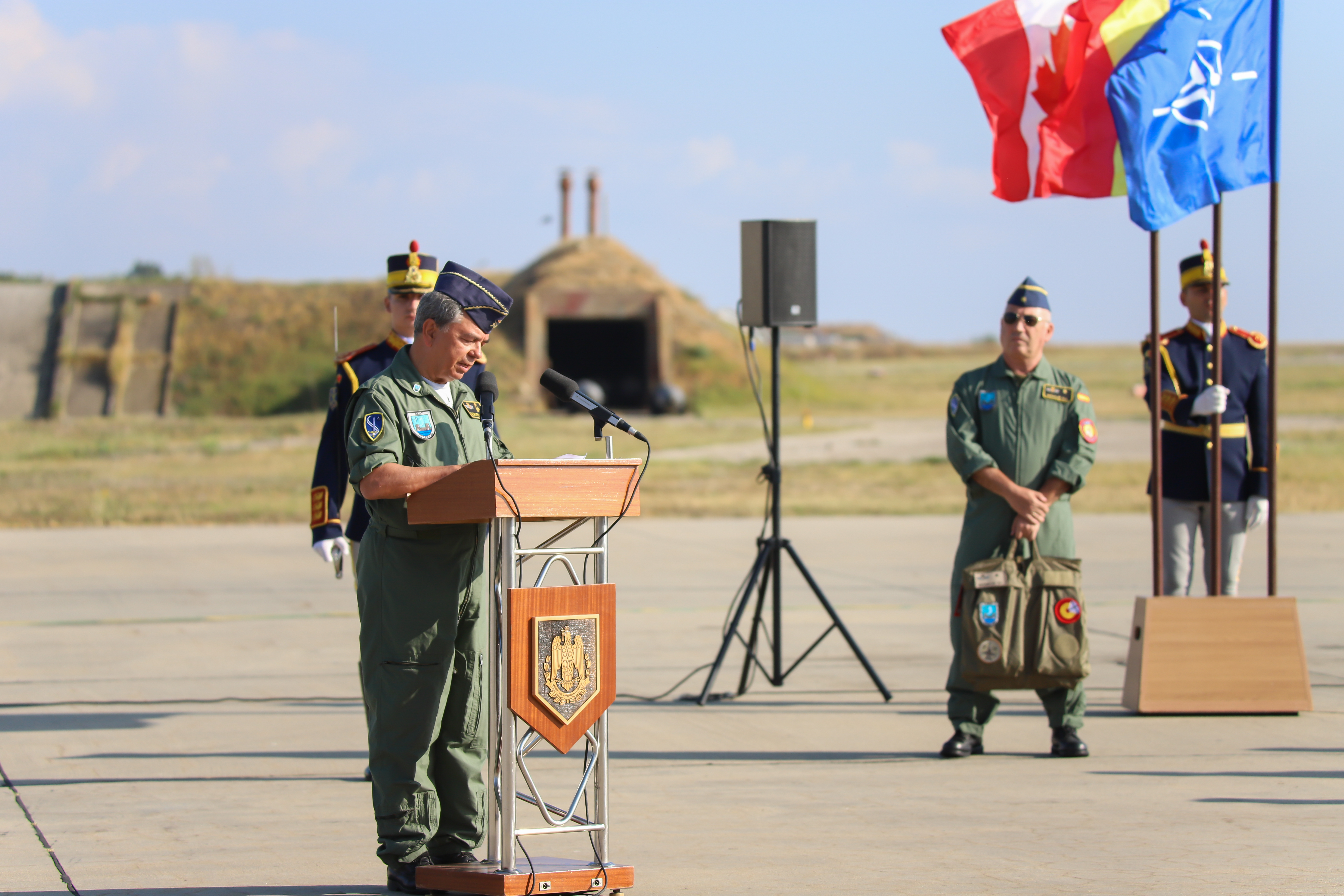 Ceremonia de certificare a Detașamentului Forțelor Aeriene Canadiene aflat în misiune în România-13.09.2018