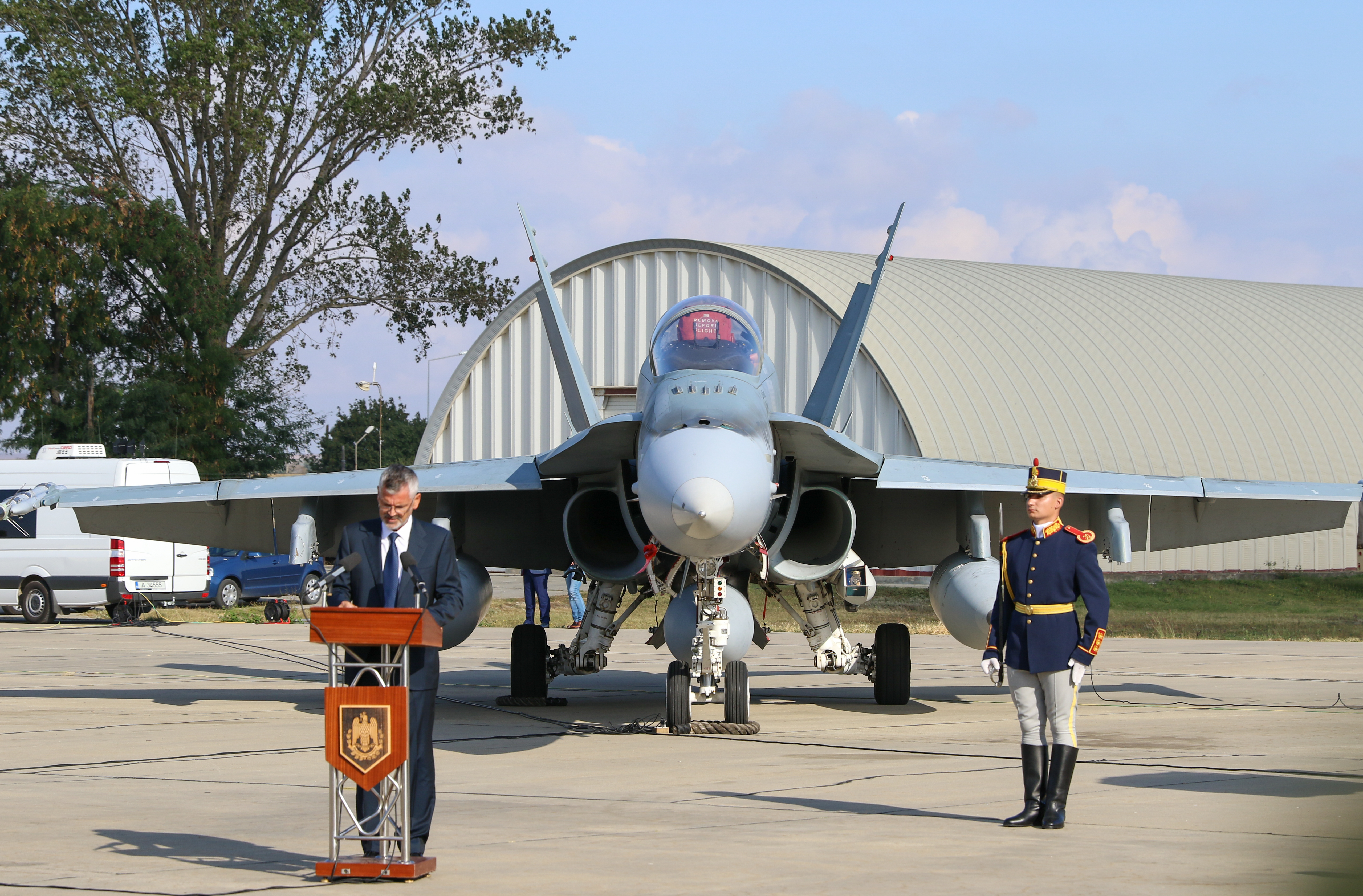 Ceremonia de certificare a Detașamentului Forțelor Aeriene Canadiene aflat în misiune în România-13.09.2018