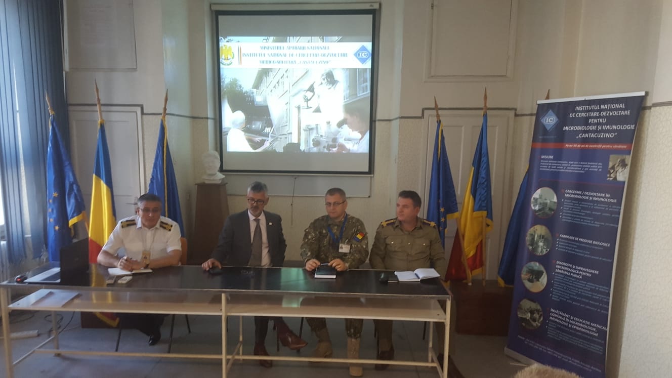 Vizita de informare a secretarului de stat pentru relația cu Parlamentul și calitatea vieții personalului la Institutul Național de Cercetare-Dezvoltare Medico-Militară ”CANTACUZINO” - 19 Sep