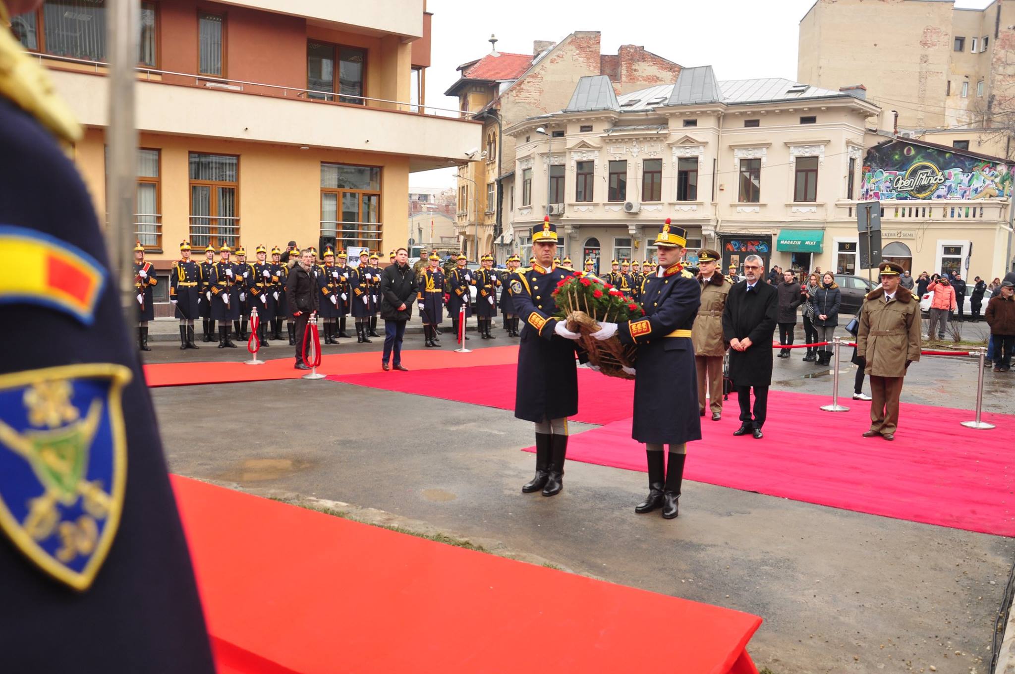 Participarea secretarului de stat pentru relația cu Parlamentul și calitatea vieții personalului la dezvelirea monumentului generalului Henri Mathias Berthelot din 10 Dec. 2018