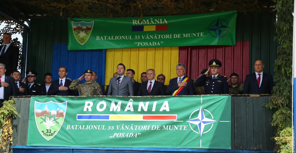 Ceremonie aniversarŢ a Batalionului 33 VŢnŢtori de Munte 'Posada'';s:6:'