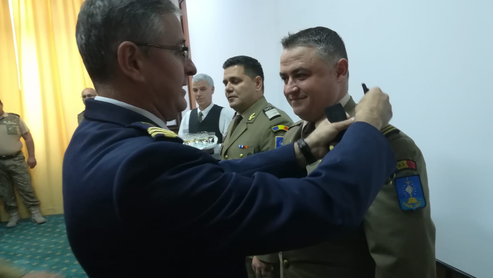 Festivitatea de înaintare în grad a unor cadre militare din cadrul Departamentului pentru relația cu Parlamentul și calitatea vieții personalului - 24.10.2019