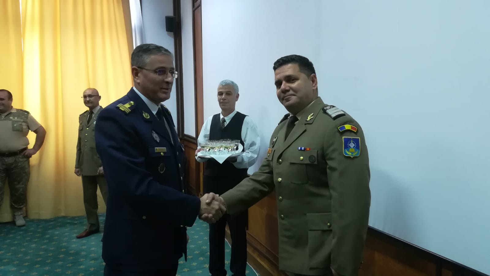 Festivitatea de înaintare în grad a unor cadre militare din cadrul Departamentului pentru relația cu Parlamentul și calitatea vieții personalului - 24.10.2019