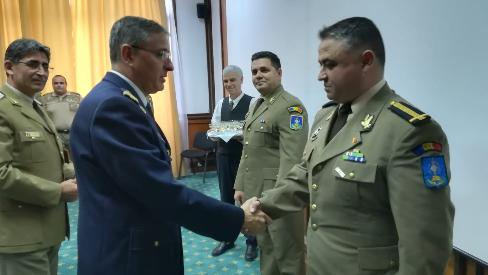 Festivitatea de înaintare în grad a unor cadre militare din cadrul Departamentului pentru relația cu Parlamentul și calitatea vieții personalului - 24.10.2019