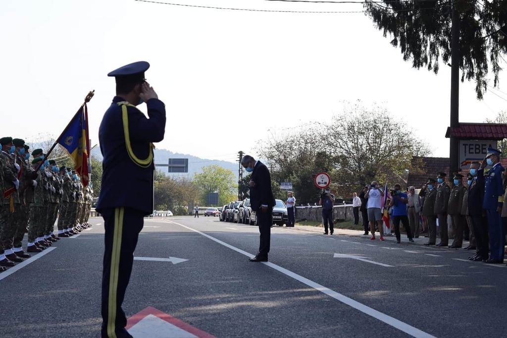 Ceremonia publică organizată în memoria lui Avram Iancu, Țebea, 13 Sept.2020