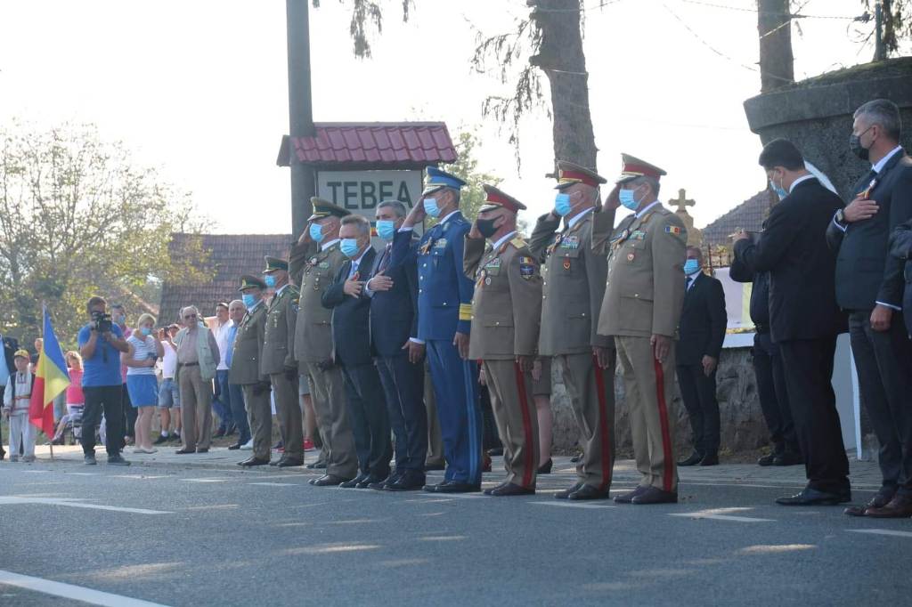 Ceremonia publică organizată în memoria lui Avram Iancu, Țebea, 13 Sept.2020