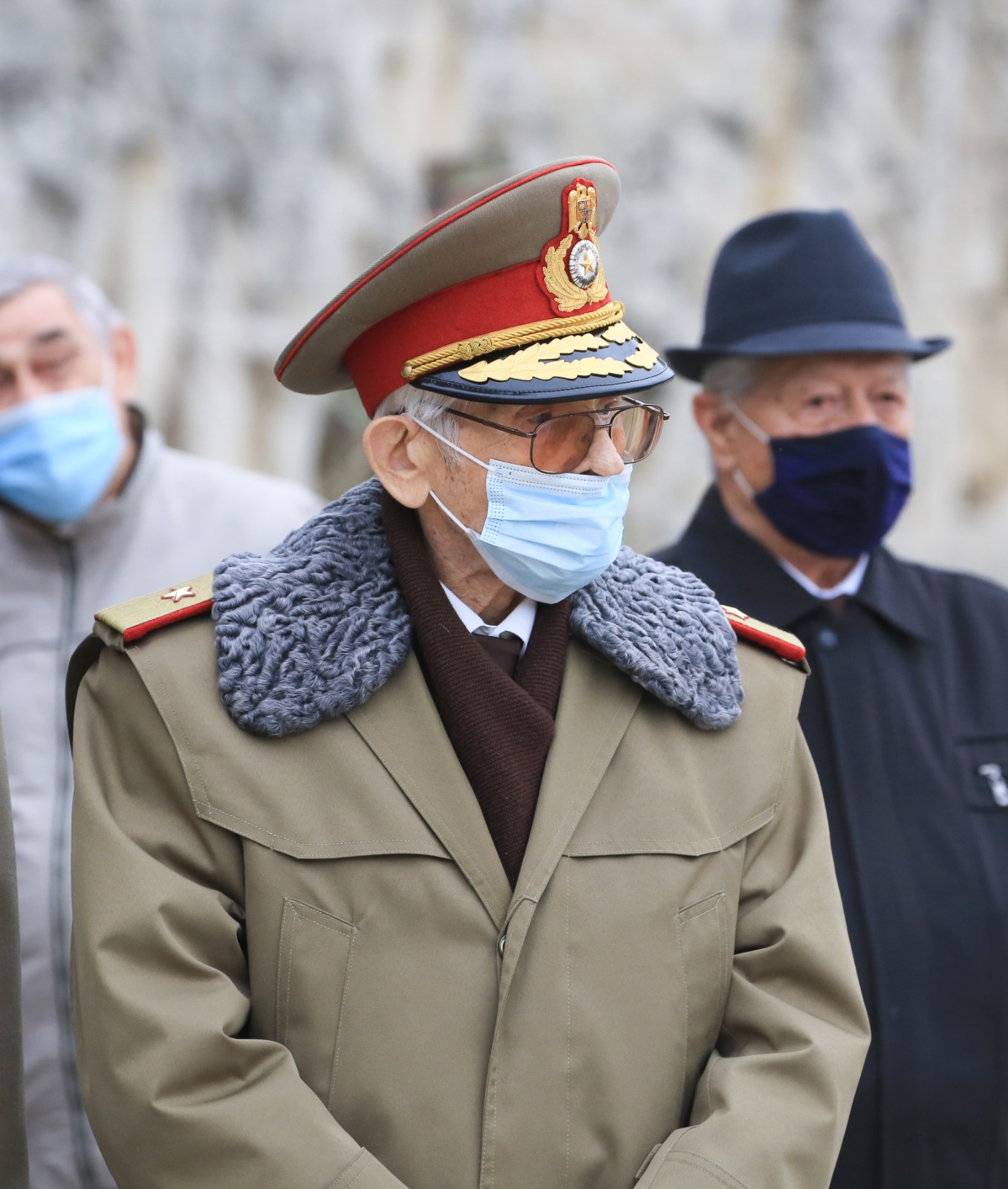 Ceremonia militară de depunere de coroane de flori la Monumentul Eroilor Patriei din Capitală, cu ocazia Zilei veteranilor de război, 29 Aprilie 2021