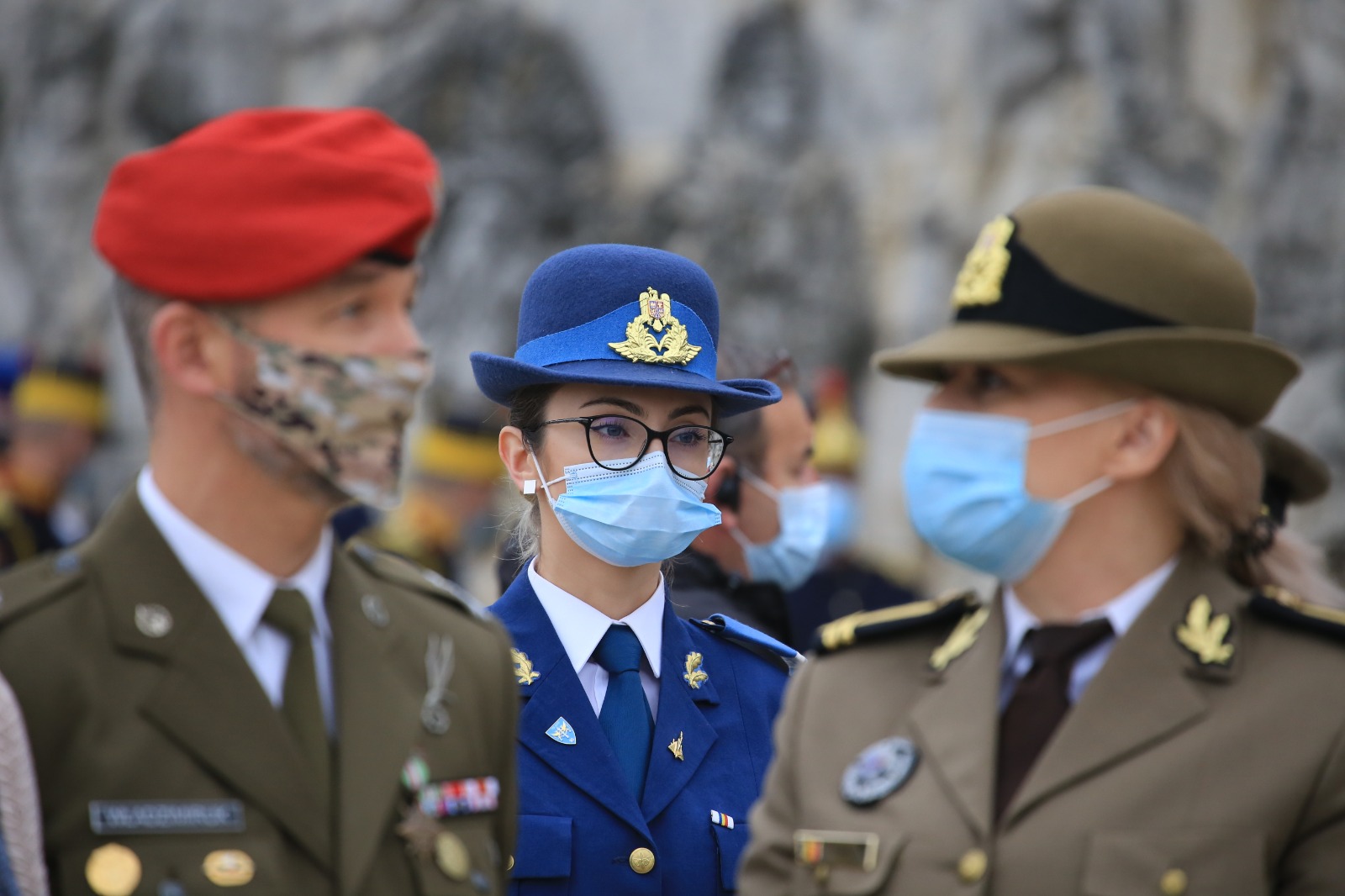 Ceremonia militară de depunere de coroane de flori la Monumentul Eroilor Patriei din Capitală, cu ocazia Zilei veteranilor de război, 29 Aprilie 2021