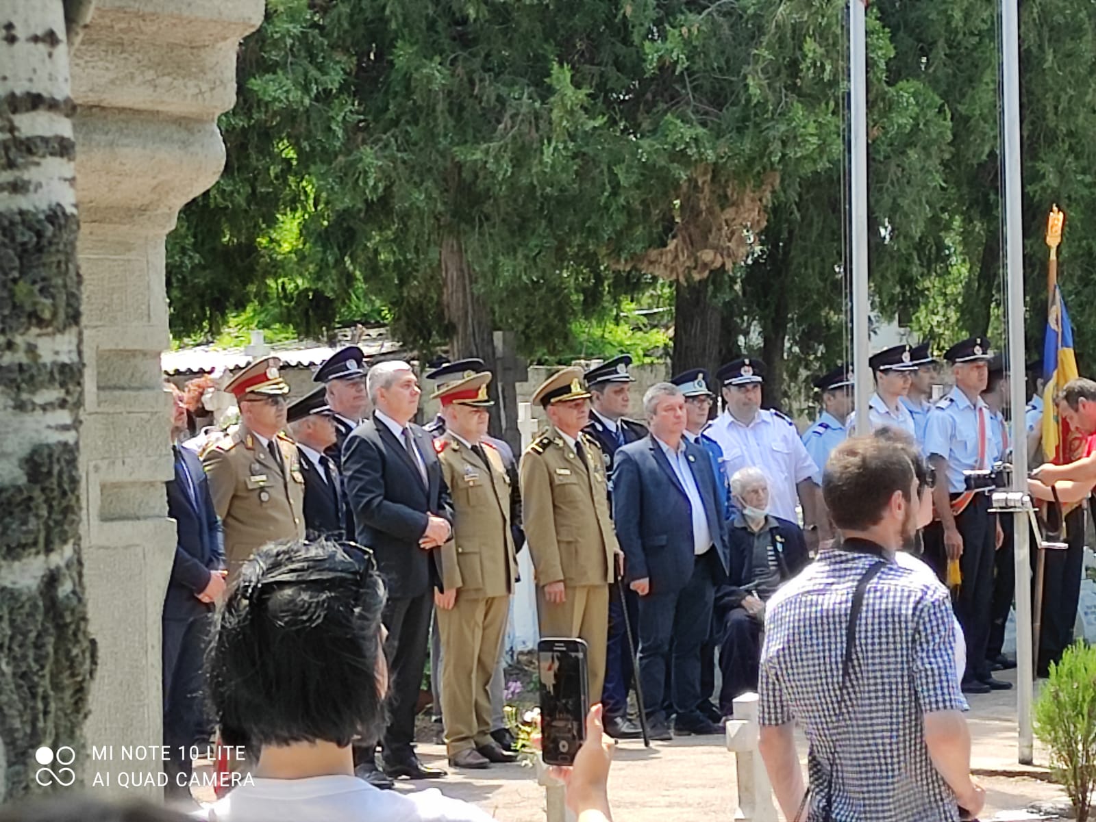 Depunere de coroane la Cimitirul Eroilor Călărăşeni, loc. Călăraşi, 10 iunie 2021