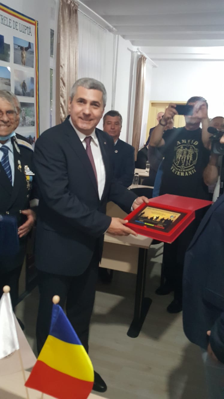 Inaugurarea sediului Asociației militarilor veterani şi veteranilor cu dizabilități, loc. Călăraşi, 10 iunie 2021