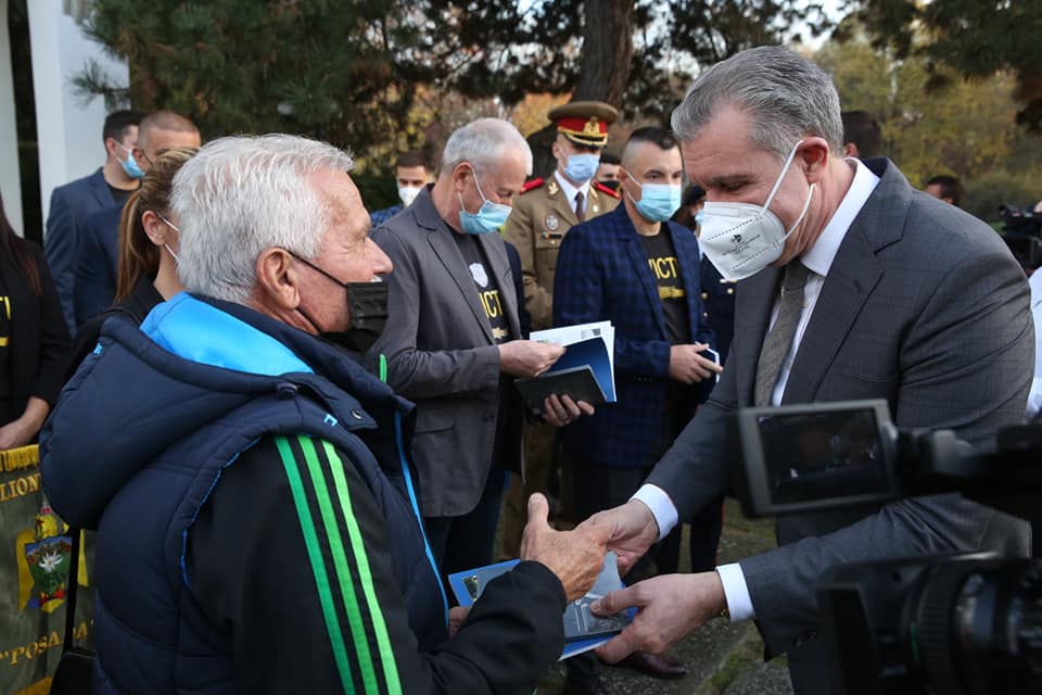 „Ștafeta Veteranilor” la Casa Regală, 12 Nov. 2021