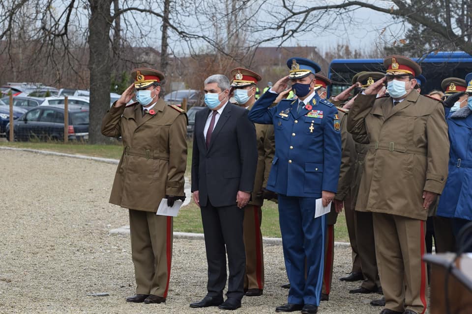 Ceremonia de comemorare a militarilor britanici și din Commonwealth decedați în cele două războaie mondiale, 14 Nov. 2021