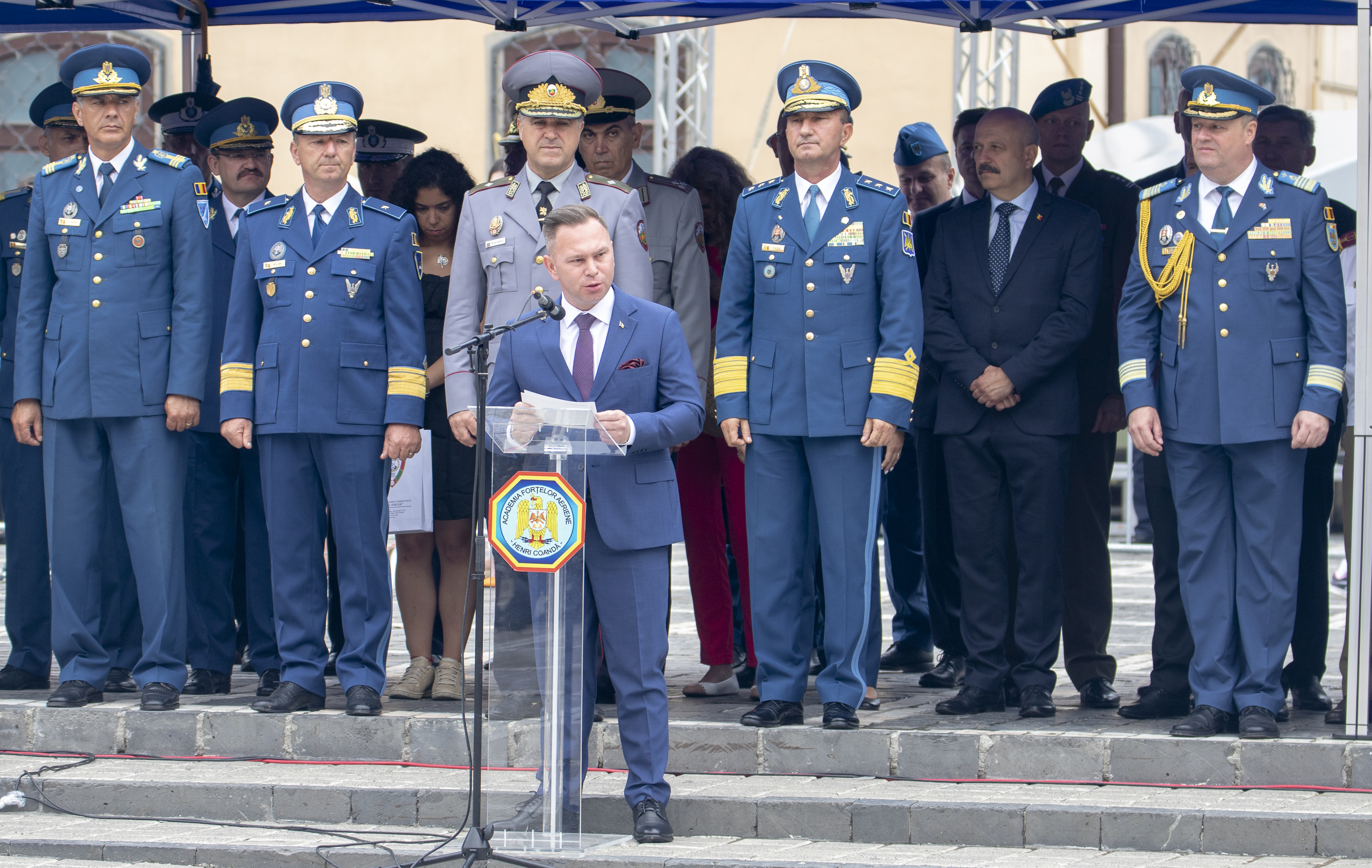 Ceremonie absolvire promoția 2022 „ Încoronarea de la Alba Iulia - 100” a Academiei Forțelor Aeriene „Henri Coandă”