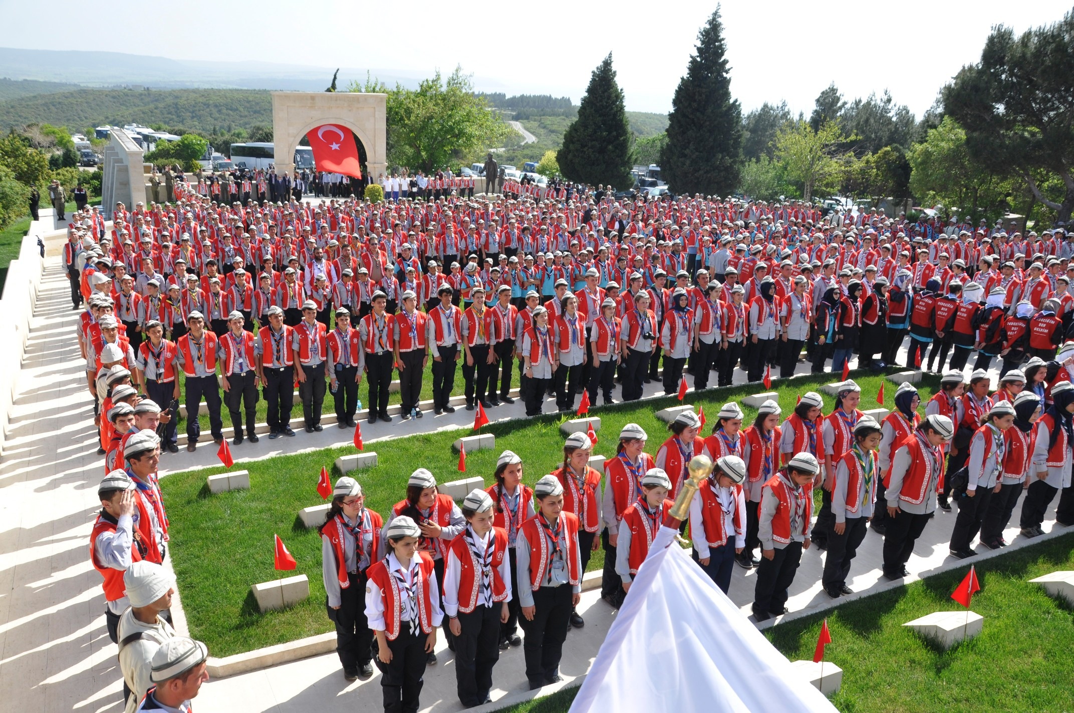 Ceremonialul prilejuit de cea de-a 99-a comemorare a Bătăliei de la Çanakkale - 1915, Turcia