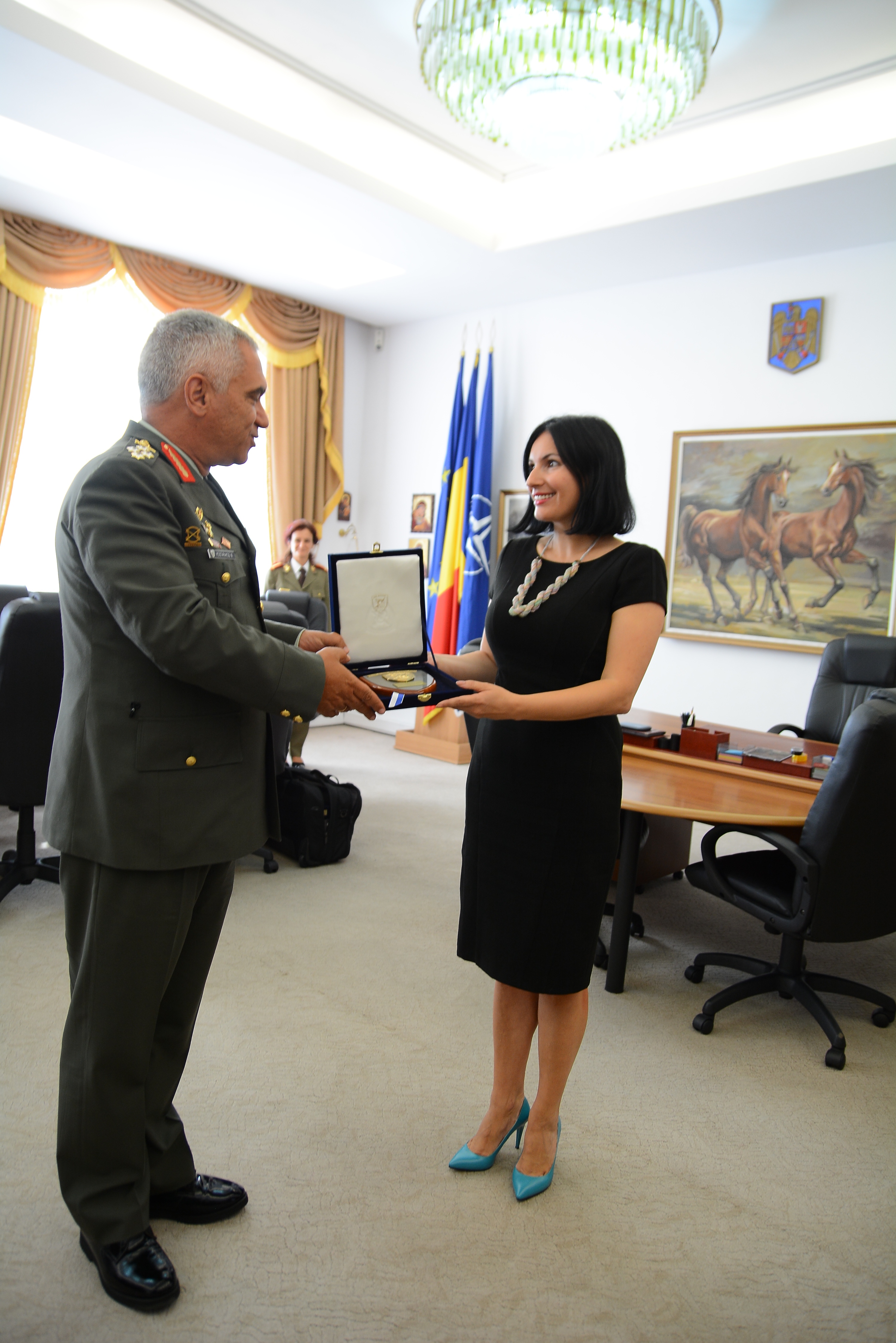 Vizita oficială a şefului Statului Major elen al Apărării, general Mikhail KOSTARAKOS