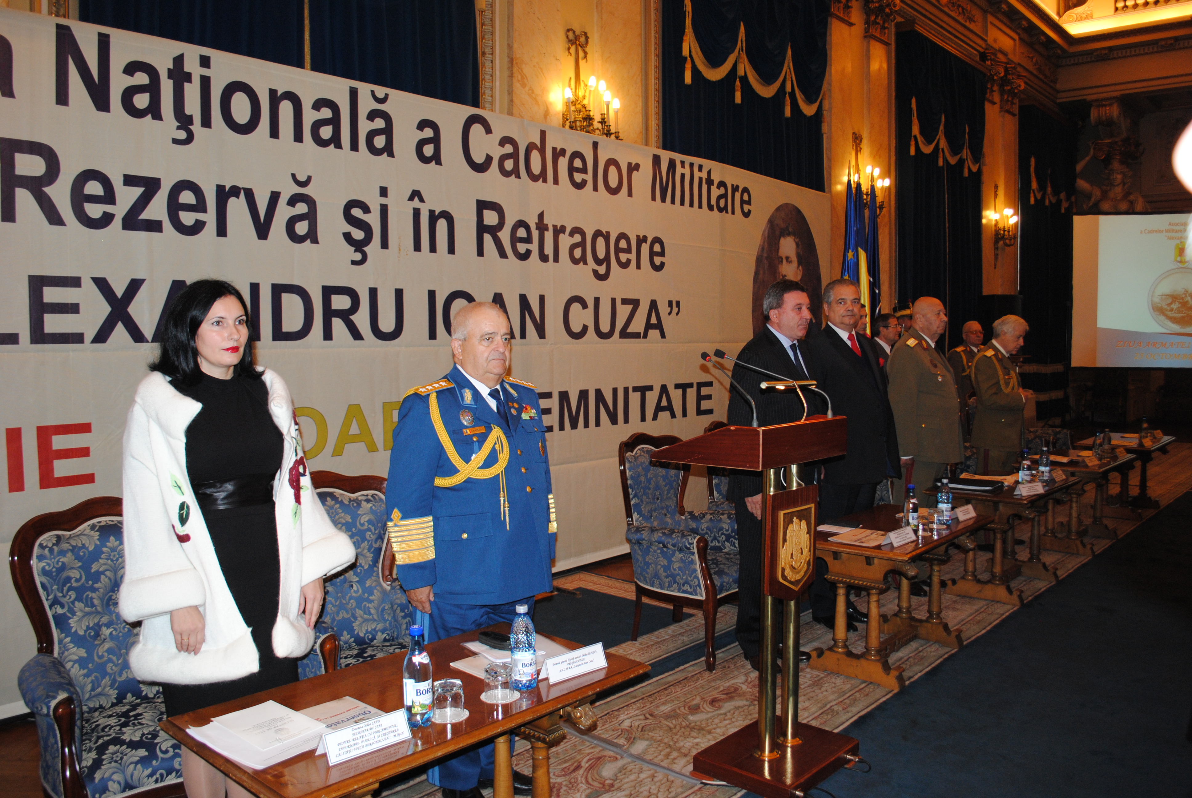 Reuniunea Asociației Naționale a Cadrelor Militare în Rezervă şi în Retragere “Alexandru Ioan Cuza”, organizată cu ocazia sărbătoririi Zilei Armatei României