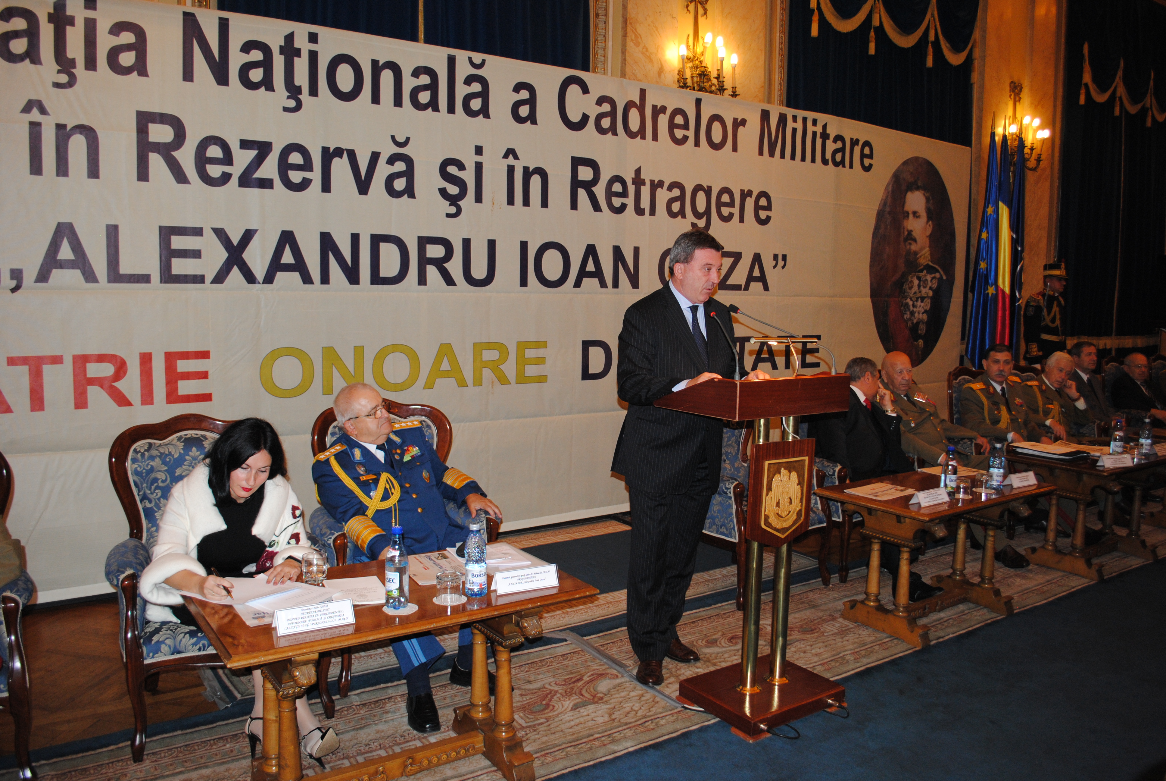 Reuniunea Asociației Naționale a Cadrelor Militare în Rezervă şi în Retragere “ALEXANDRU IOAN CUZA” organizată cu ocazia sărbătoririi Zilei Armatei României