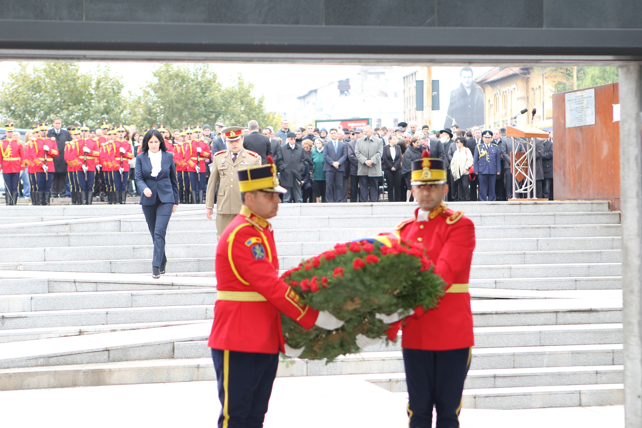 Comemorarea a 73 de ani de la începerea deportărilor evreilor din România - Monumentul Memorial al Holocaustului din România