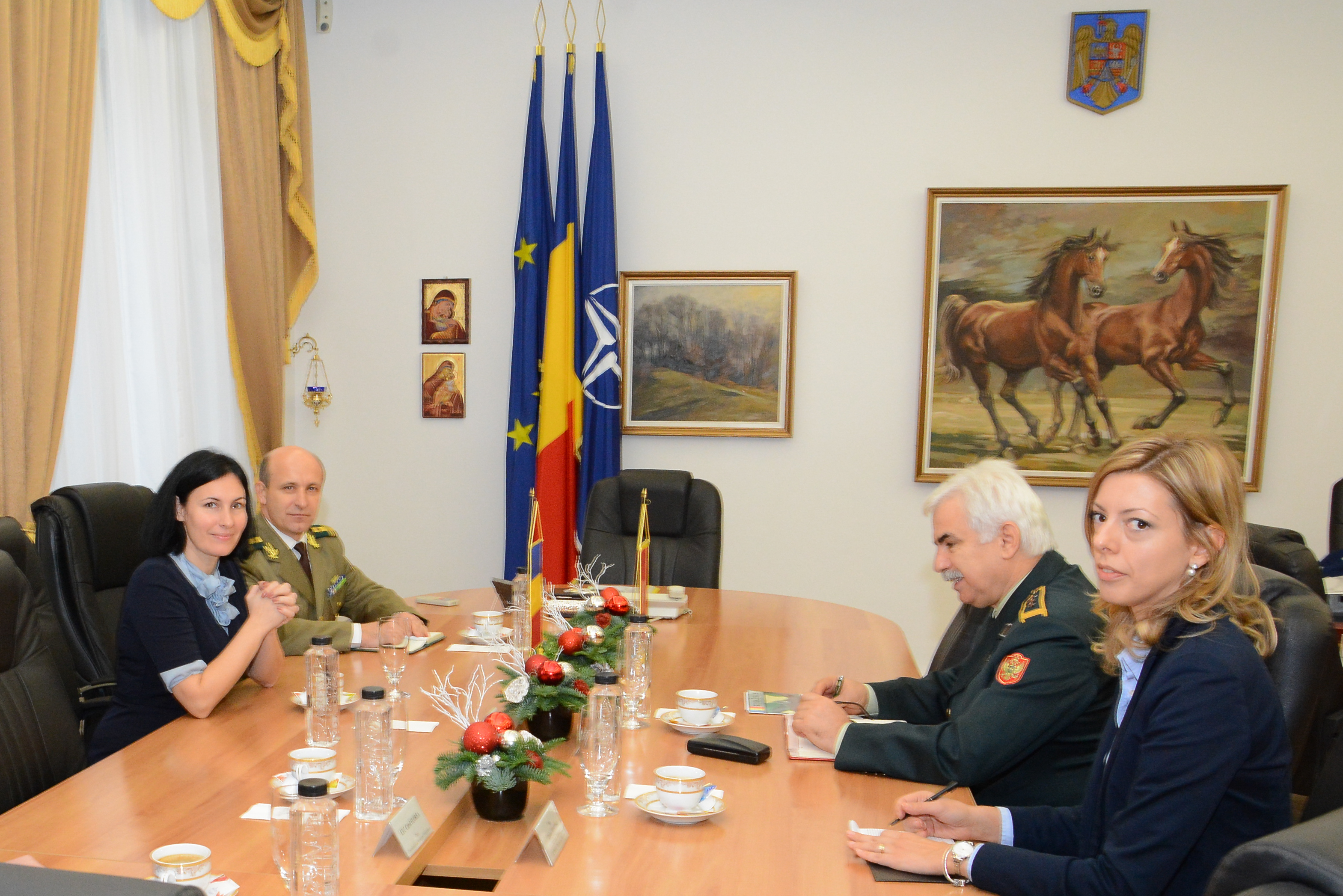 Vizita delegației militare din Republica Muntenegru - perioada 10-12.12.2014