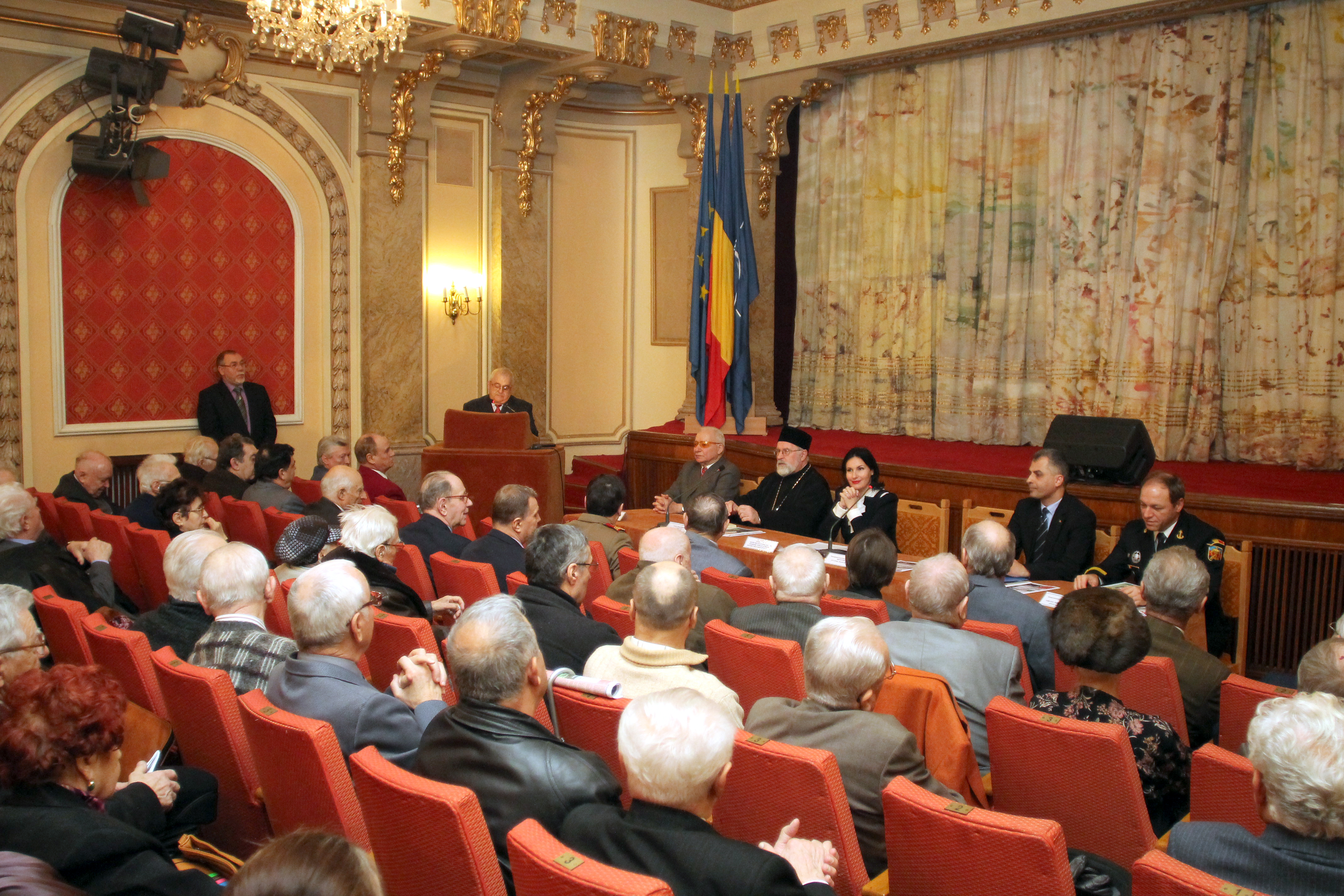 Reuniunea dedicată comemorării zilei Principatelor Române 'ANCMRR' Cercul Militar Național 22 ianuarie 2015';