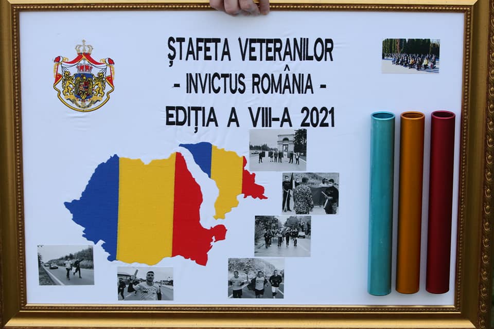 Militarii români participanți la „Ștafeta Veteranilor”, primiți la Casa Regală, 12 Nov. 2021