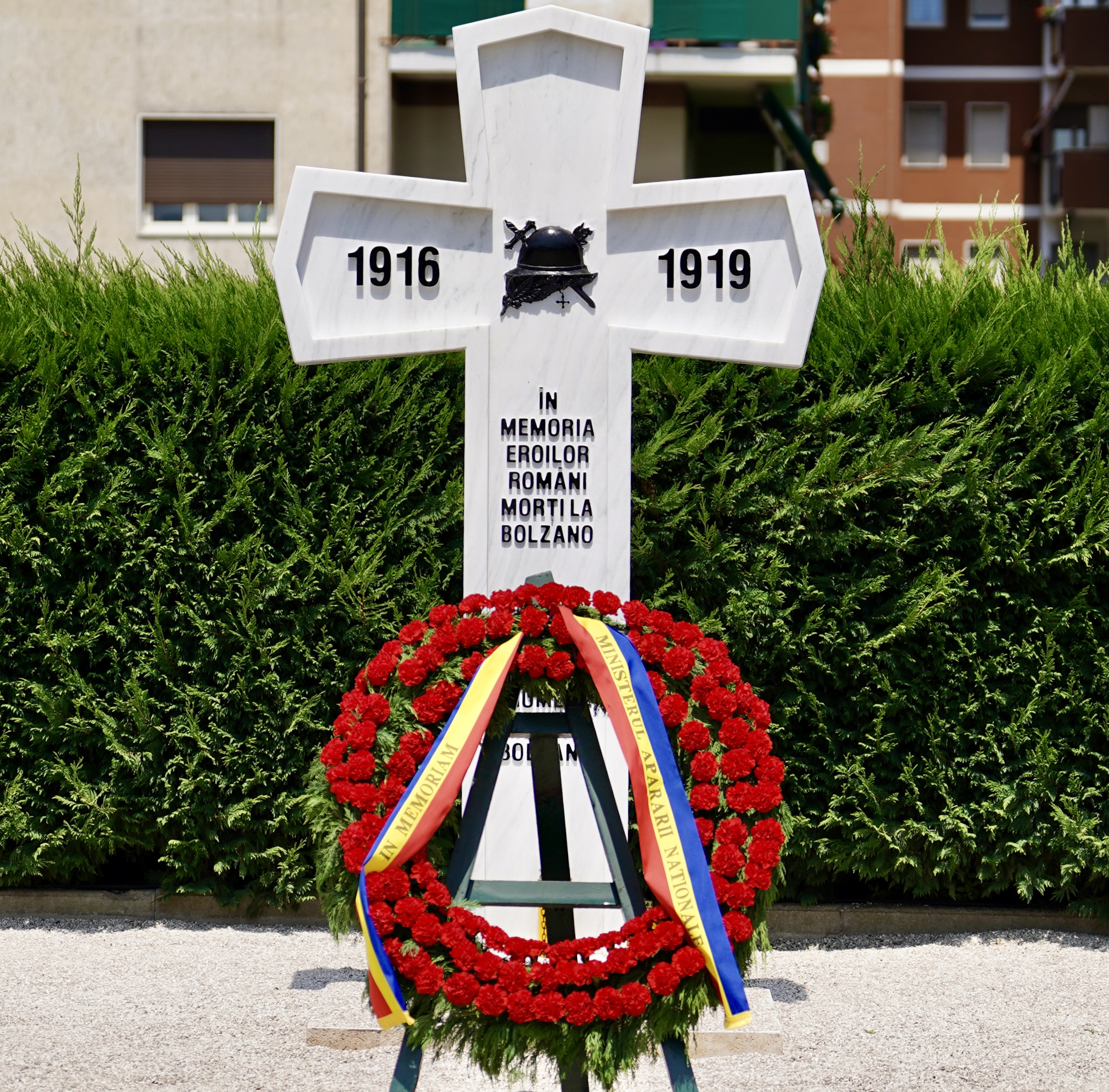 Ceremonia de dezvelire a Monumentului eroilor români din Bolzano, Italia, 20 Iun. 2022