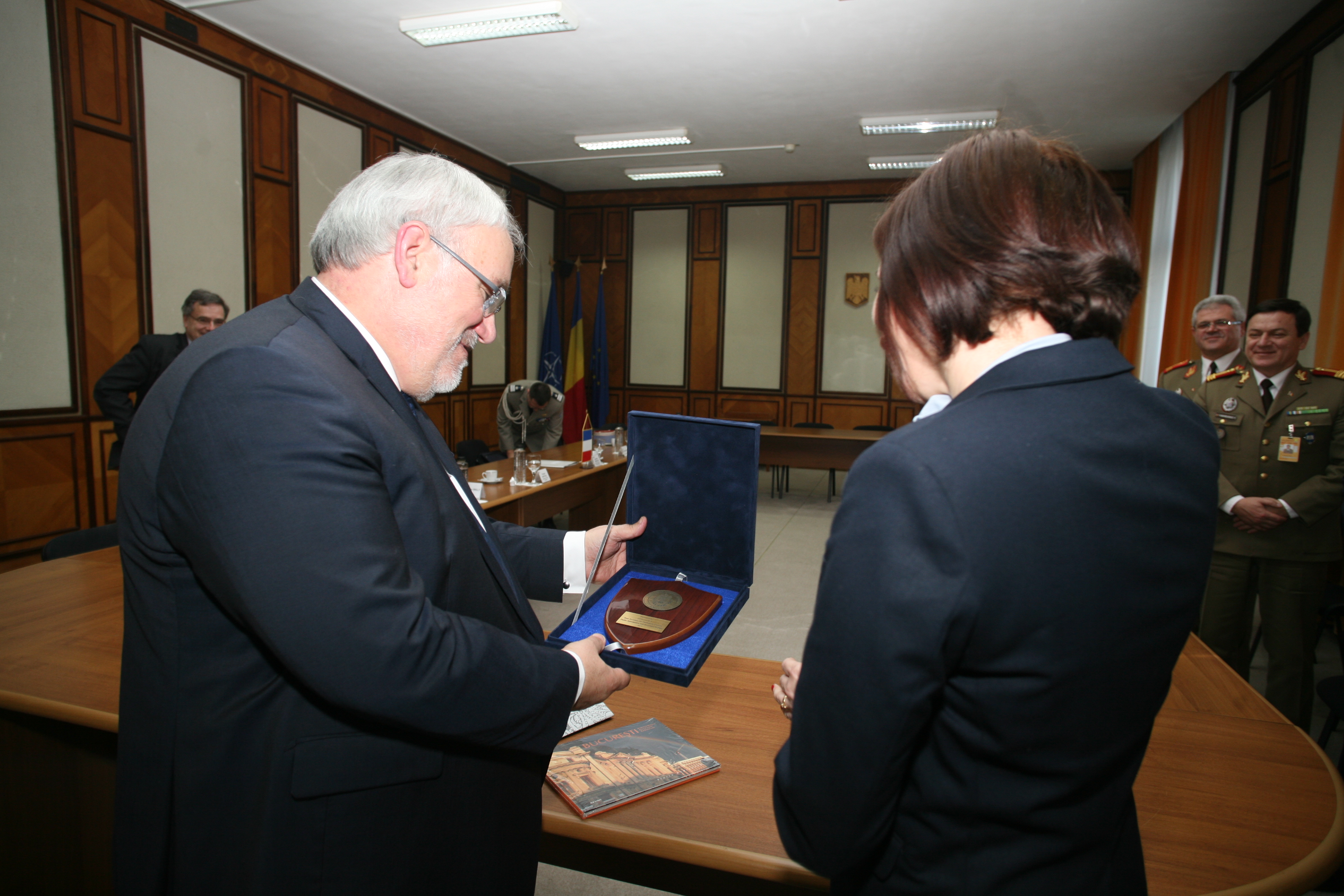 Vizita domnului Jean-Marc Todeschini, Secretar de Stat 'cu rang de Ministru delegat' pentru Veterani și Memorie în Ministerul Apărării al Franței - 12 martie 2015 