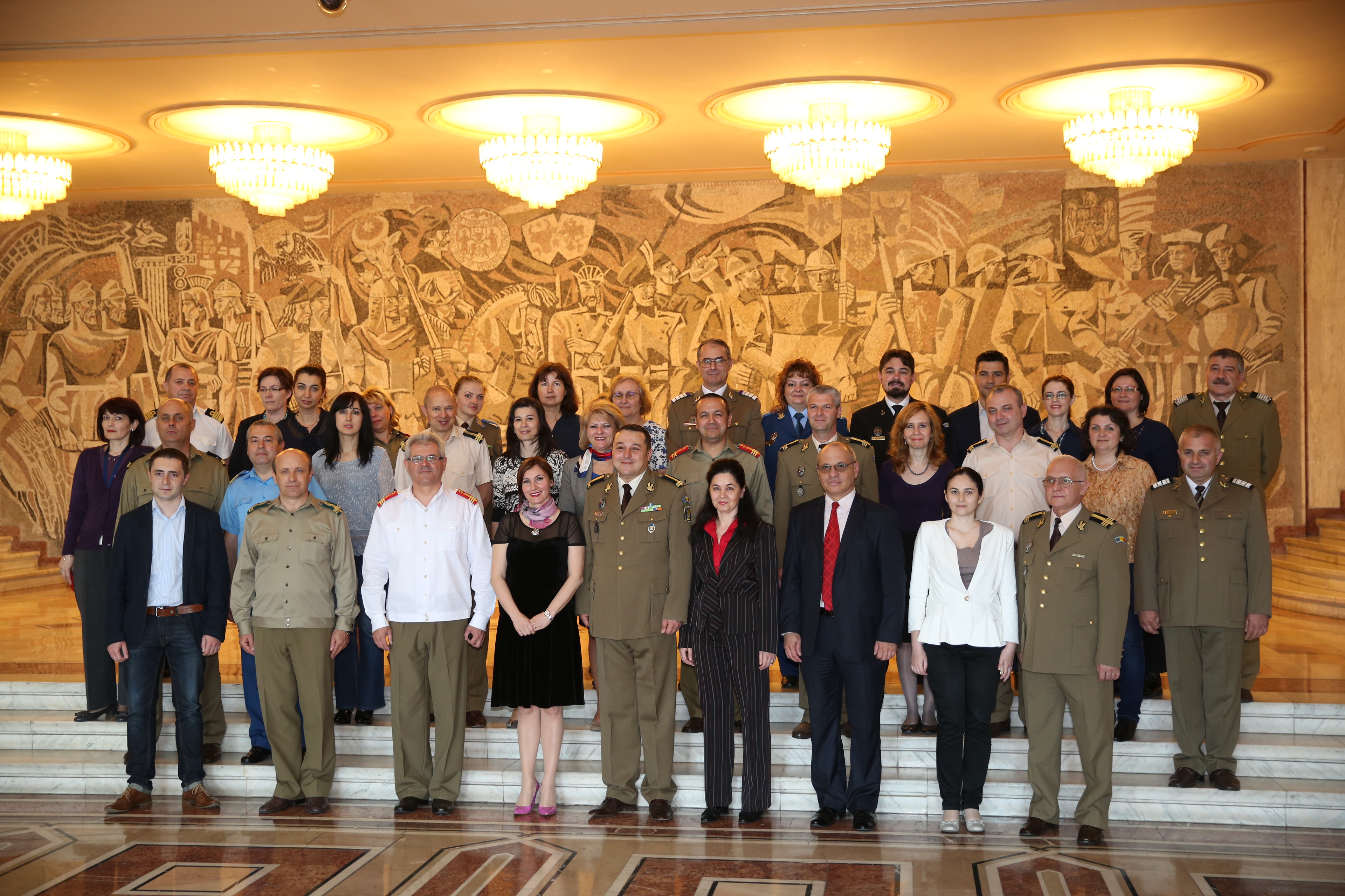  Festivitatea de înaintare în gradul de locotenent colonel, în mod excepțional, a maiorului Preda Marius-Alin cu ocazia sărbătoririi 'Zilei Independenței României' - 08 mai 2015 '