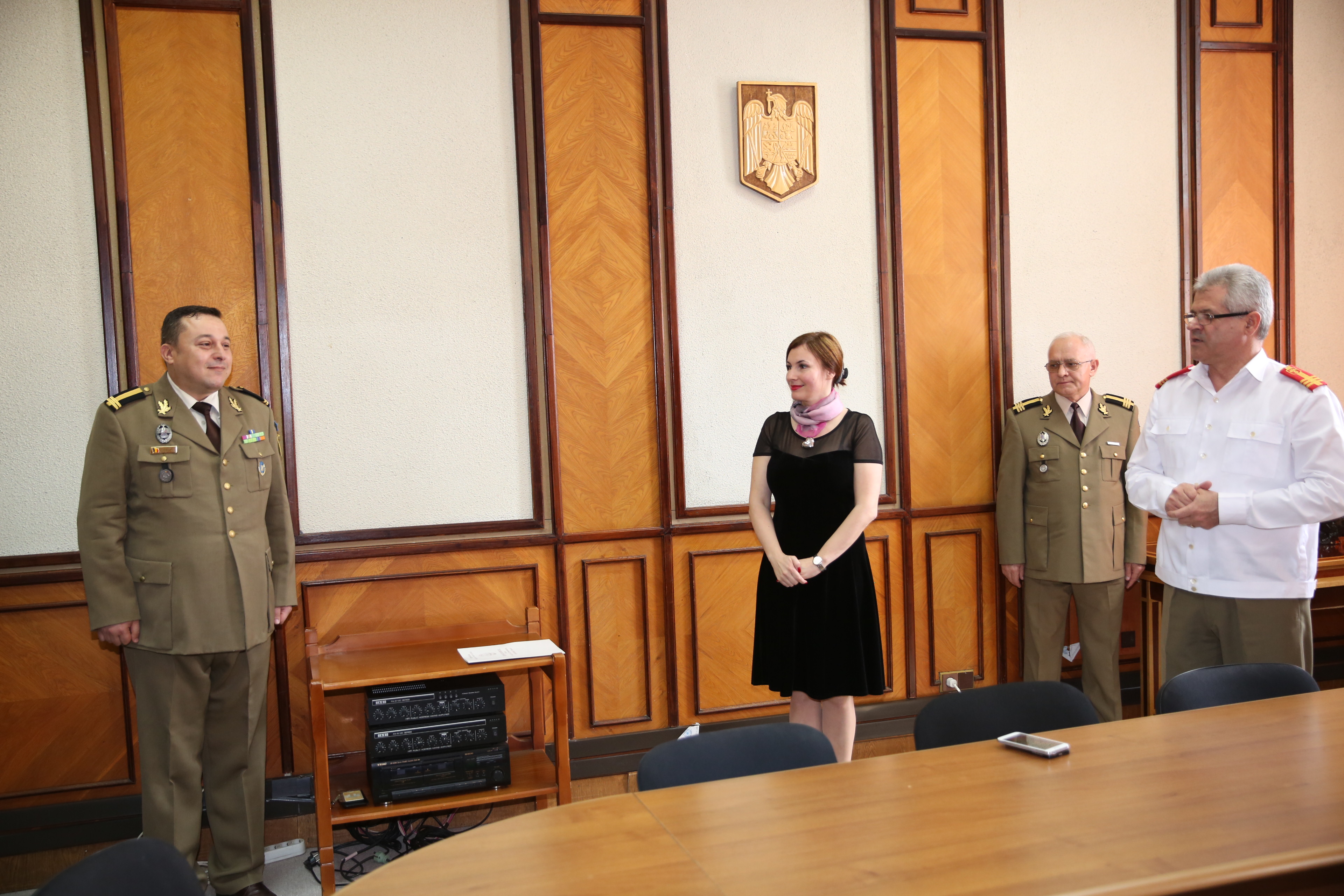  Festivitatea de înaintare în gradul de locotenent colonel, în mod excepțional, a maiorului Preda Marius-Alin cu ocazia sărbătoririi 'Zilei Independenței României' - 08 mai 2015 '